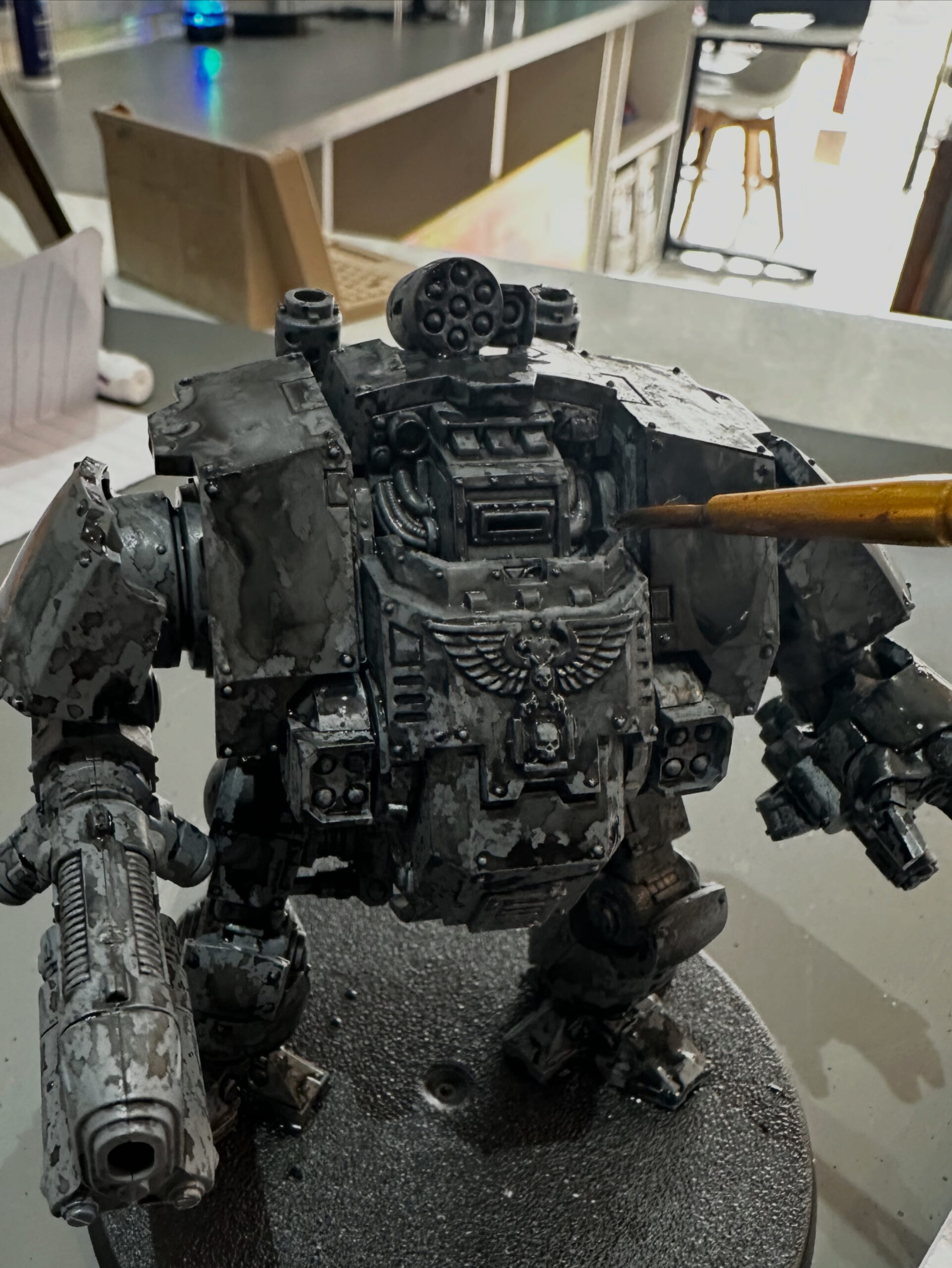 Painting a Warhammer Dreadnought and a few mistakes along the way